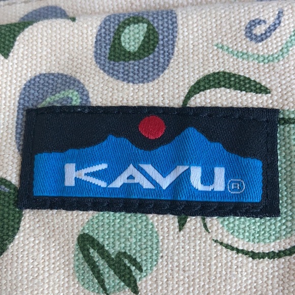 Kavu tan lavender mint green multi-color adjustable strap crossbody purse - Picture 12 of 13